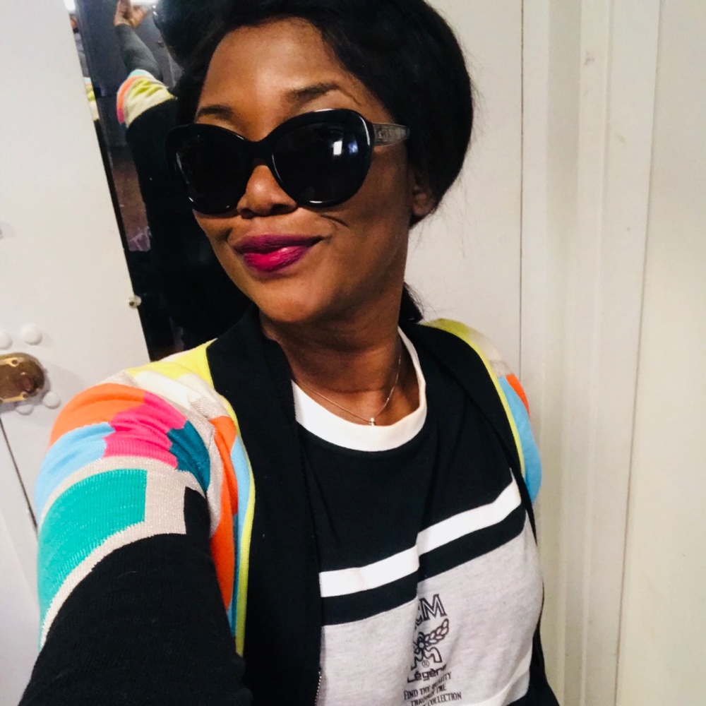 Auth CHANEL Sunglass Polarized Gradient BUTTERFLY
